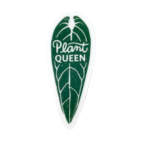 plant queen sticker