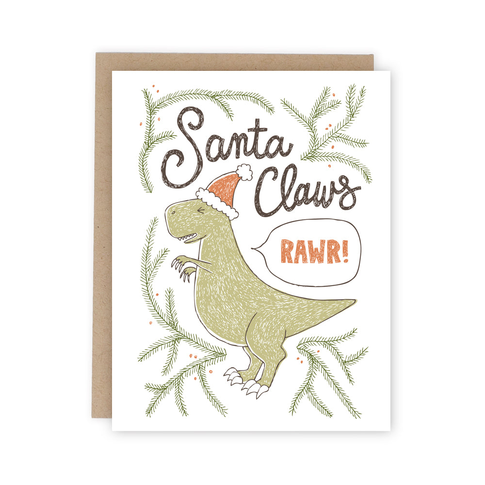 Santa Claws Holiday Card