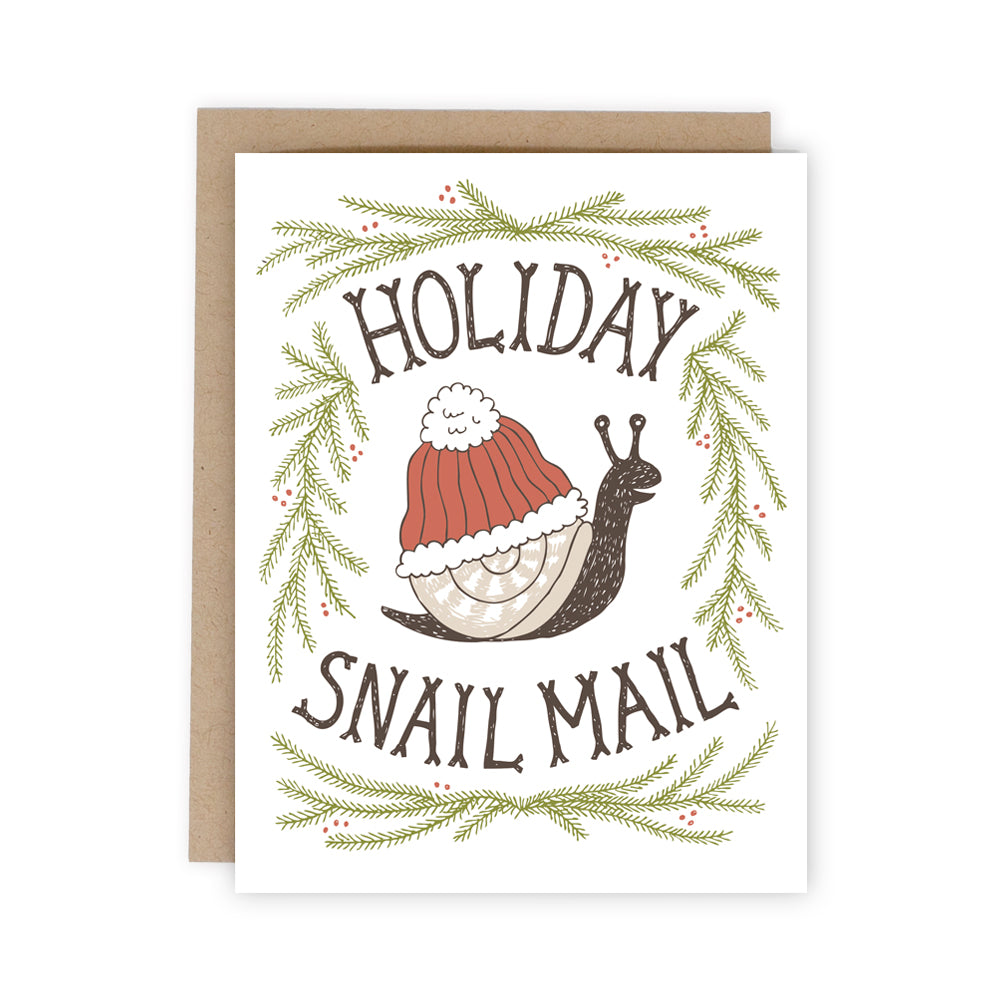 Snail Mail Holiday Card
