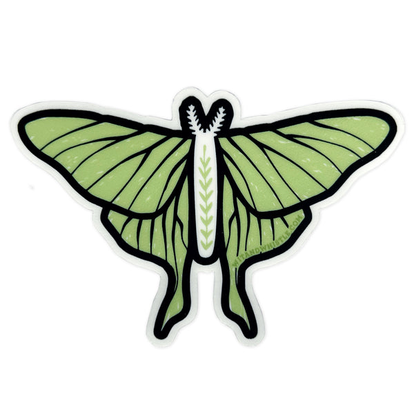 Luna Moth Sticker