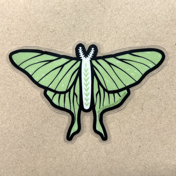 Luna Moth Sticker