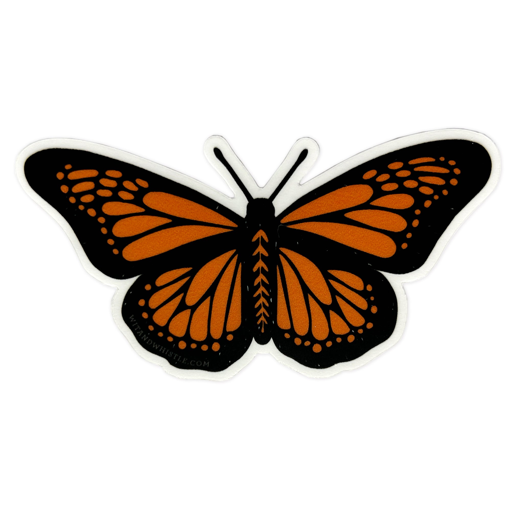 Monarch Butterfly Sticker – Wit & Whistle
