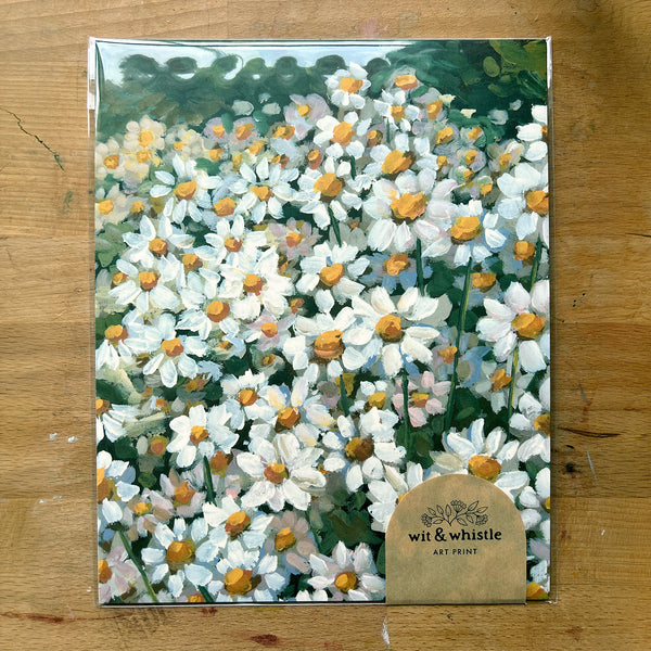 Tansy Flowers Art Print