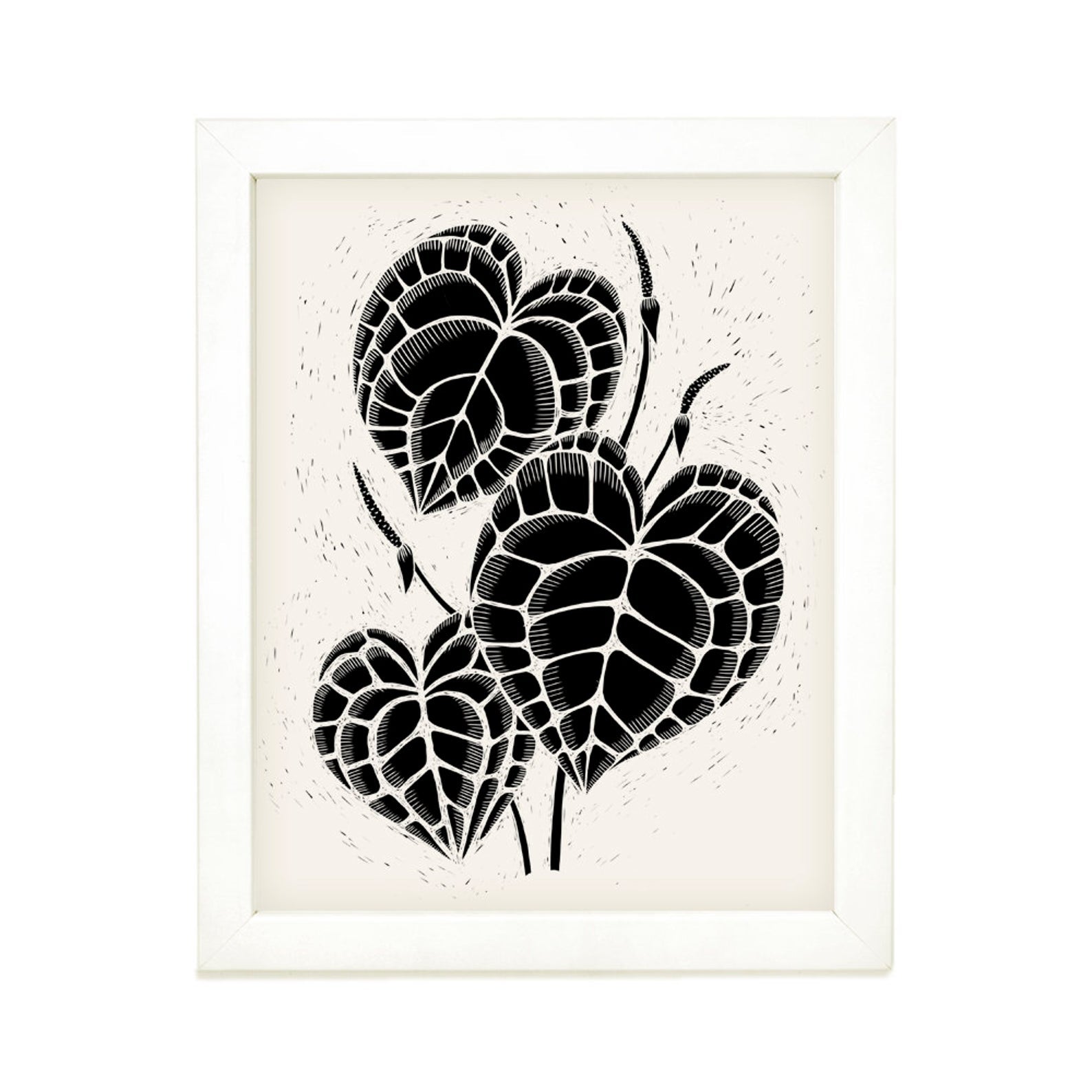 anthurium print Anthurium Clarinervium Art Print 11"x14"