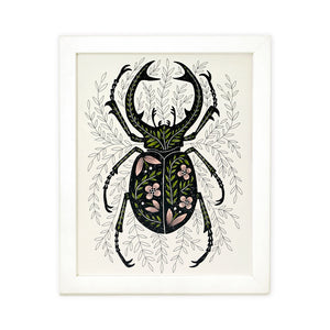 stag beetle art