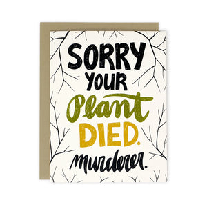 plant murderer card
